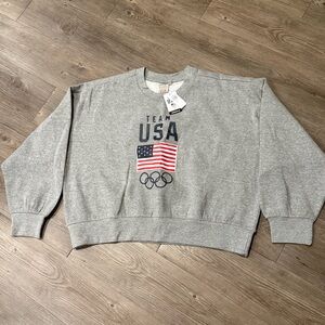 Old Navy Gray Team USA Sweatshirt